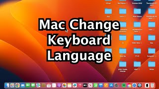 How to Change Keyboard Language on MacBook!