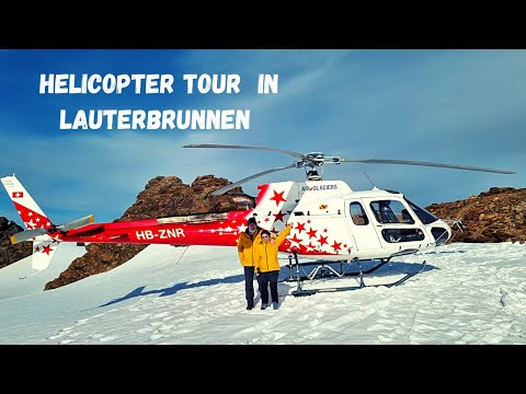 Helicopter Tour of the Swiss Alps with Air Glaciers Lauterbrunnen, August 2021