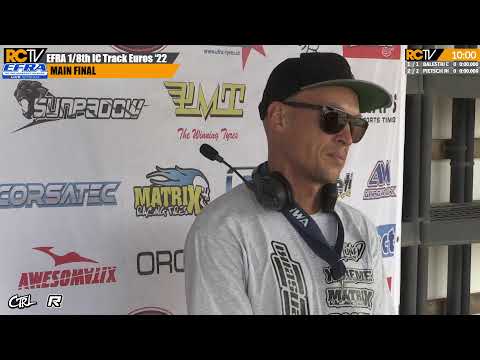 EFRA 1/8th Track Euros 2022 - LIVE  - Friday Qualifying and SuperPole