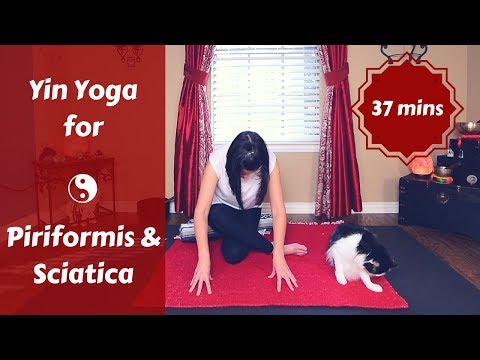 Yin Yoga for Piriformis & Sciatica Pain | Yin for Glutes & Hips {40 mins}