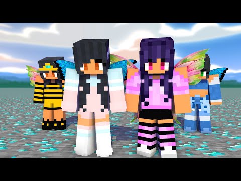 MONSTER SCHOOL: HERO TONIGHT APHMAU BEAUTIFUL  SISTERS - MINECRAFT ANIMATION