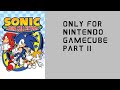 Sonic Mega Collection Only For Nintendo GameCube Part II