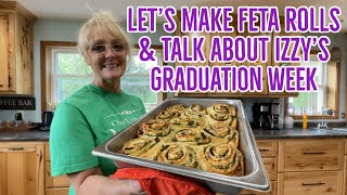 Just the Bells 10 is live! LET’S MAKE FETA ROLLS & TALK ABOUT IZZY’S GRADUATiNG