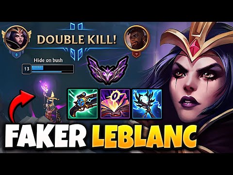 T1 Faker Leblanc vs Taliyah [ MID ] Patch 14.2 Korea Master