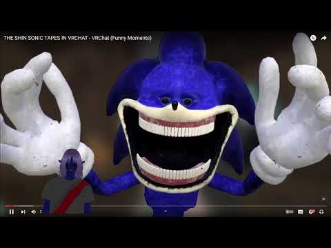 #germanvtuber Reacts zu @ZeCyberChimp /THE SHIN SONIC TAPES IN VRCHAT - VRChat (Funny Moments)