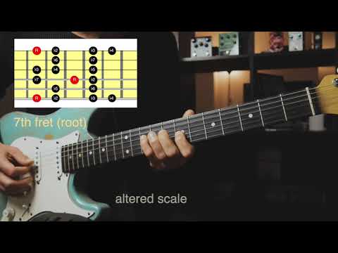 Best ways to use melodic minor in neo-soul/r&b guitar - pt. 1 (altered scale)