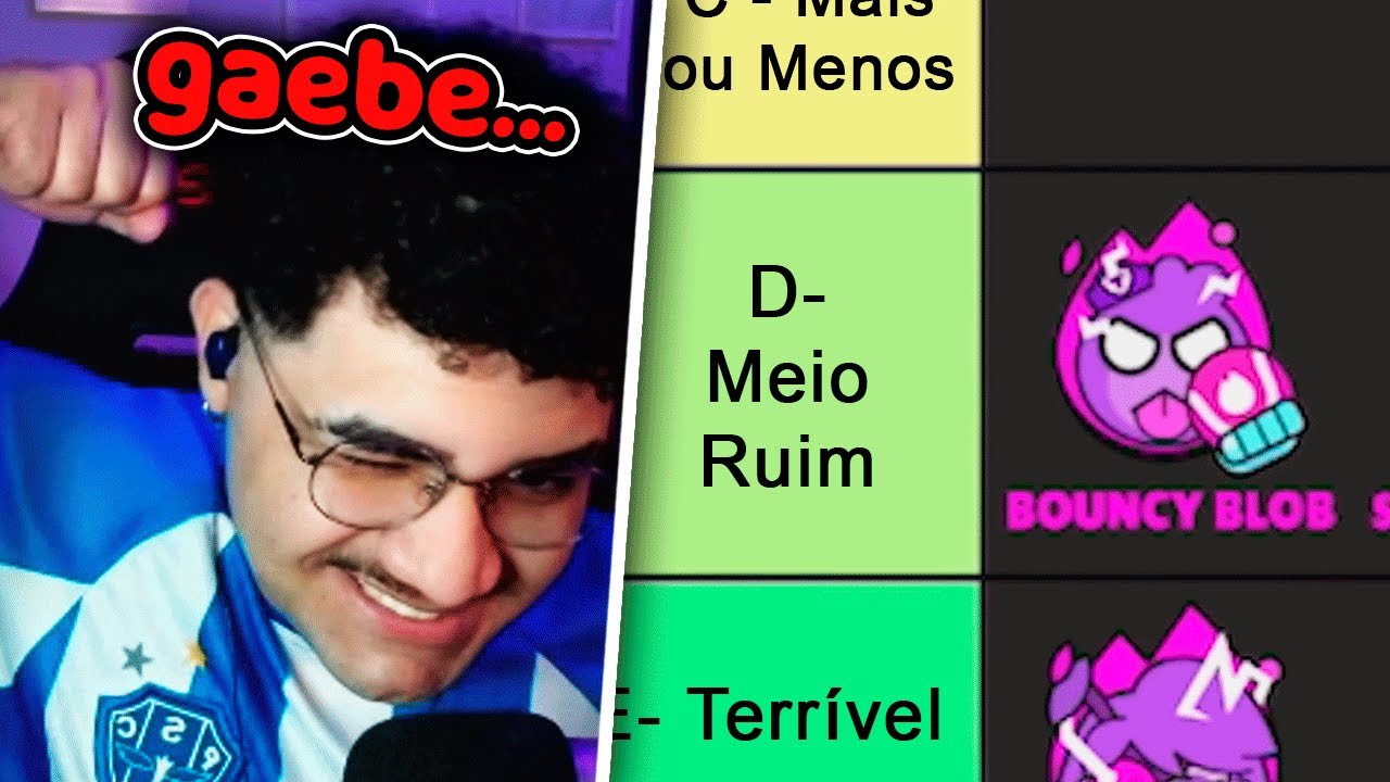 Reagi a TIERLIST de hipercargas do gaebe e fiquei com raiva... 😐