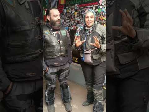 Moto viajeros de Luxembourgo visitando nuestro Tulcàn Carchi Ecuador