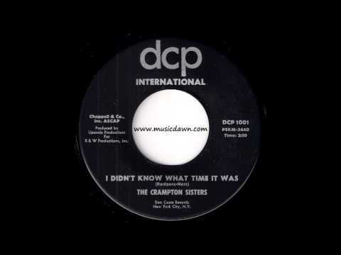 The Crampton Sisters - I Didn't Know What Time It Was [DCP International] 1964 R&B Soul 45 Video