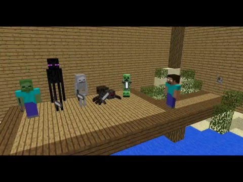 Monster School  Killing The Shark   Minecraft Animation Jaws Movie
