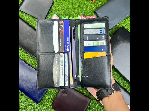 ১০০% Original Leather — লাইফটাইম গ্যারান্টি সহ Heriken Wallet