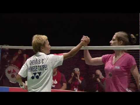 SF (Session 2) - WS - Cheng Shao Chieh vs Juliane Schenk  - Yonex BWF World Champs '11