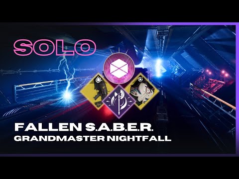 Solo Grandmaster Nightfall "Fallen SABER" on Prismatic Titan with Hazardous Propulsion - Destiny 2