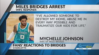 Fans have mixed reaction about Miles Bridges playing for the Hornets again
