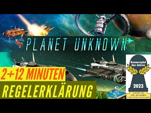 Planet Unknown Regeln Anleitung Brettspiel - Nominiert zum Kennerspiel