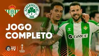 JOGO COMPLETO: REAL BETIS X PANATHINAIKOS | EUROPA LEAGUE 2025/2026 | OITAVAS DE FINAL