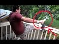 Adult Temper Tantrum Dad Destroys His Own Deck Cus His Team Lost