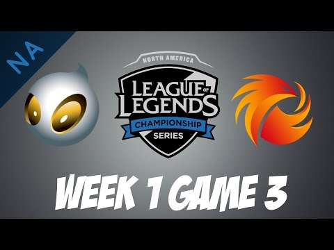 Phoenix1 vs Dignitas | Game 3 | HIGHLIGHTS | NA LCS Spring Split 2017