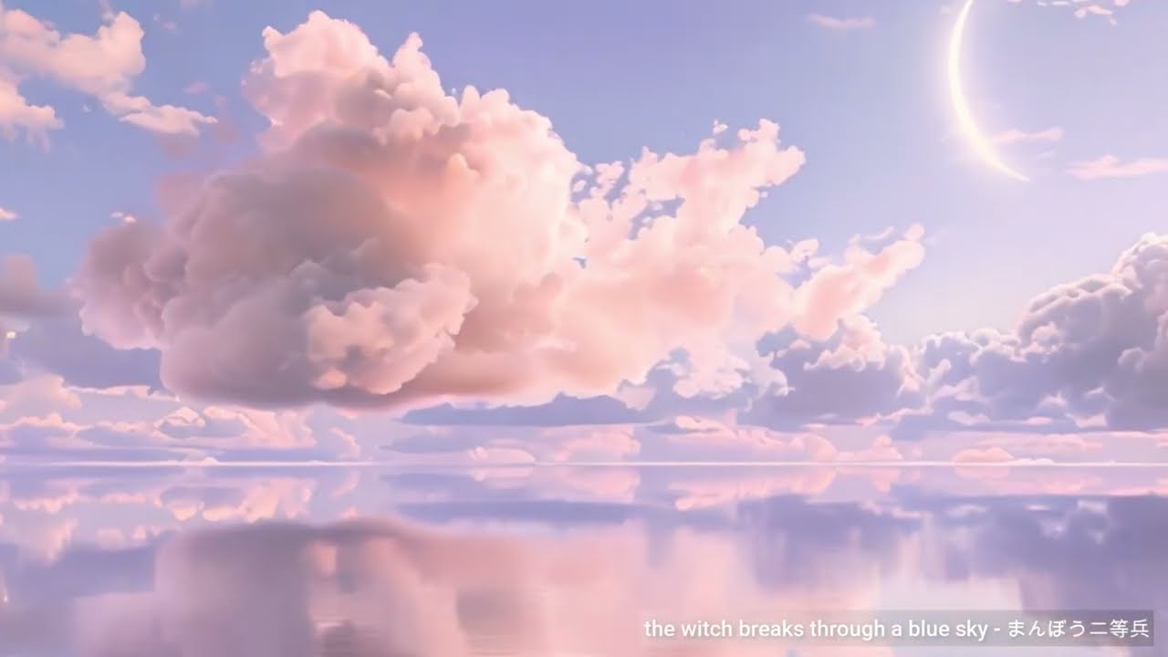 the witch breaks through a blue sky - まんぼう二等兵