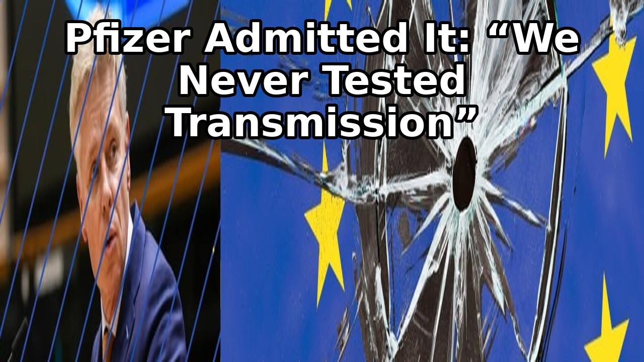 Pfizer Admitted It: “We Never Tested Transmission” | Rob Roos