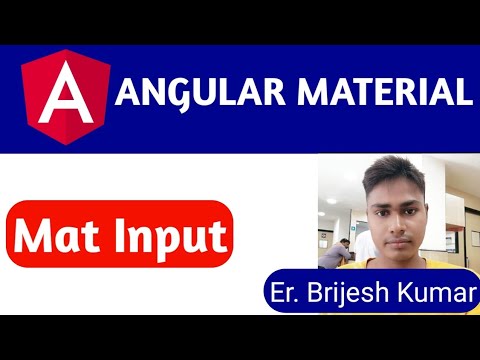 Mat Input Angular Material Input Tutorial How To Use Angular Material Input Tutorial For Begin