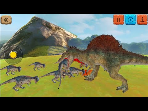 Spinosaurus Hunting Pachycephalosaurus -Arbs New Unit - Animal Revolt Battle Simulator🔥😱