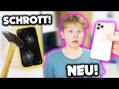 I'm DESTROYING his iPhone & GIVING him the LATEST!