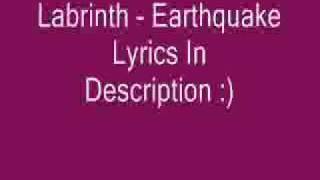 Earthquake Labrinth Lyrics