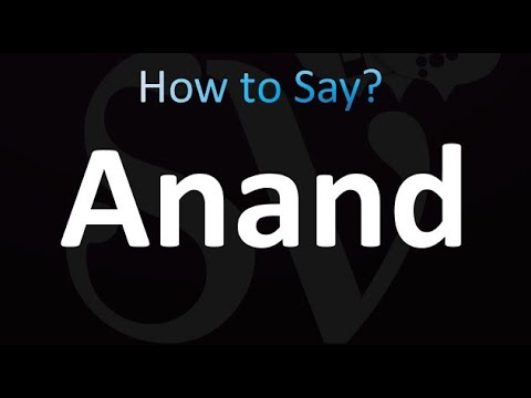 How to Pronounce Anand (correctly!)