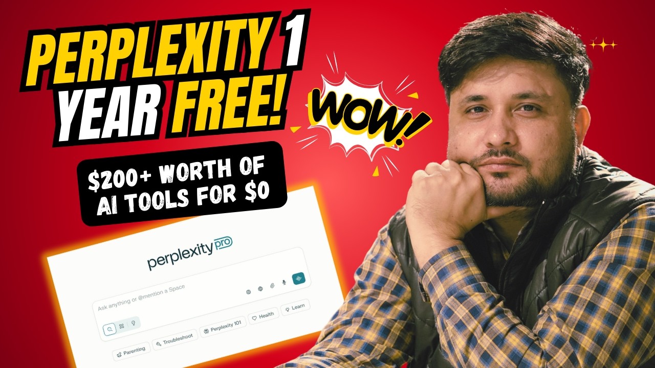 How to Get Perplexity Pro for FREE (1-Year Access – 100% Legal Method)