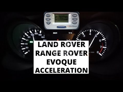Land Rover Range Rover Evoque Si4 2.0 240 hp - acceleration 0-100 km/h