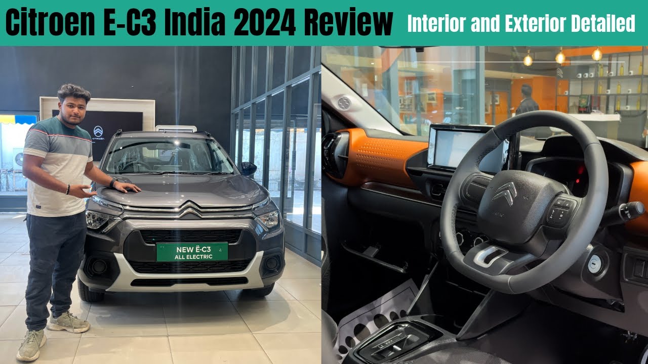Citroen eC3 Electric Hatchback || Better Than Tiago EV? || Full Detailed Review @KushalVlogs