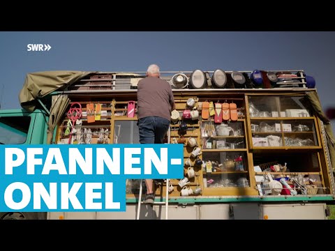Die letzte Tour: Der fahrende "Pfannenonkel" ist einer der letzten seiner Zunft