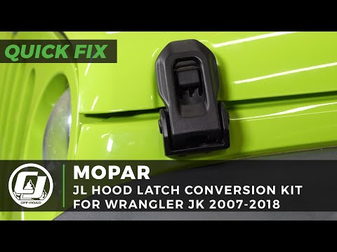 Jeep JK Install: How to fit Mopar Factory Jeep JL Wrangler Hood Latches on your Jeep JK Wrangler