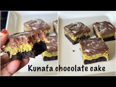 Trending kunafa chocolate cake/instagram viral cake#kunafa #chocolatecake #trending #cakerybyfiroza