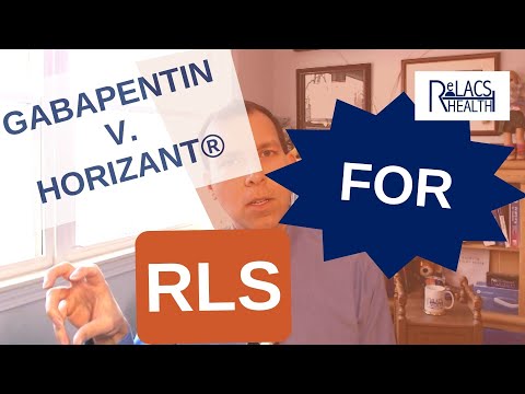Gabapentin Versus Horizant for Restless Legs Syndrome: What's the Difference?