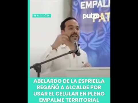 De la Espriella regañó a un alcalde por usar el celular en pleno empalme | Pulzo