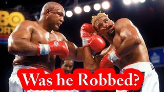 George Foreman vs Shannon Briggs  -  Foreman's last ring appearance.