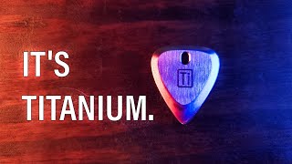 Unboxing a TITANIUM Guitar Pick!