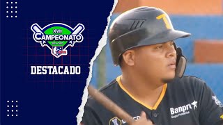 Omar Mendoza barrió las bases en el 10mo inning con doble