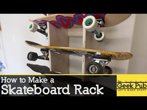 Tube StoreYourBoardNEW Skateboard Wall RackSkateboard Display Kit 