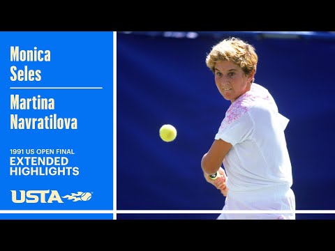 Monica Seles vs Martina Navratilova Extended Highlights | 1991 US Open Final