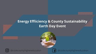 Energy Efficiency and Sustainability - Earth Day Event