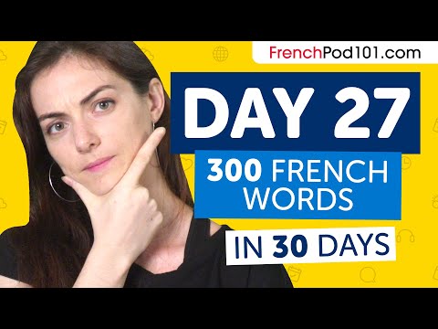 Day 1 10 300 Learn 300 French Words in 30 Days Challenge