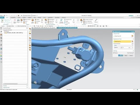 Part 1: Preparing CAD parts for meshing: Easy geometry modifications in Simcenter 3D multiphysics