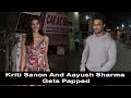 Kriti Sanon And Aayush Sharma Gets Papped In The City Pinkvilla Raw Bollywood