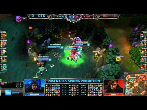 EG Pobelter steal baron with ziggs / 2014 NA LCS Promotion