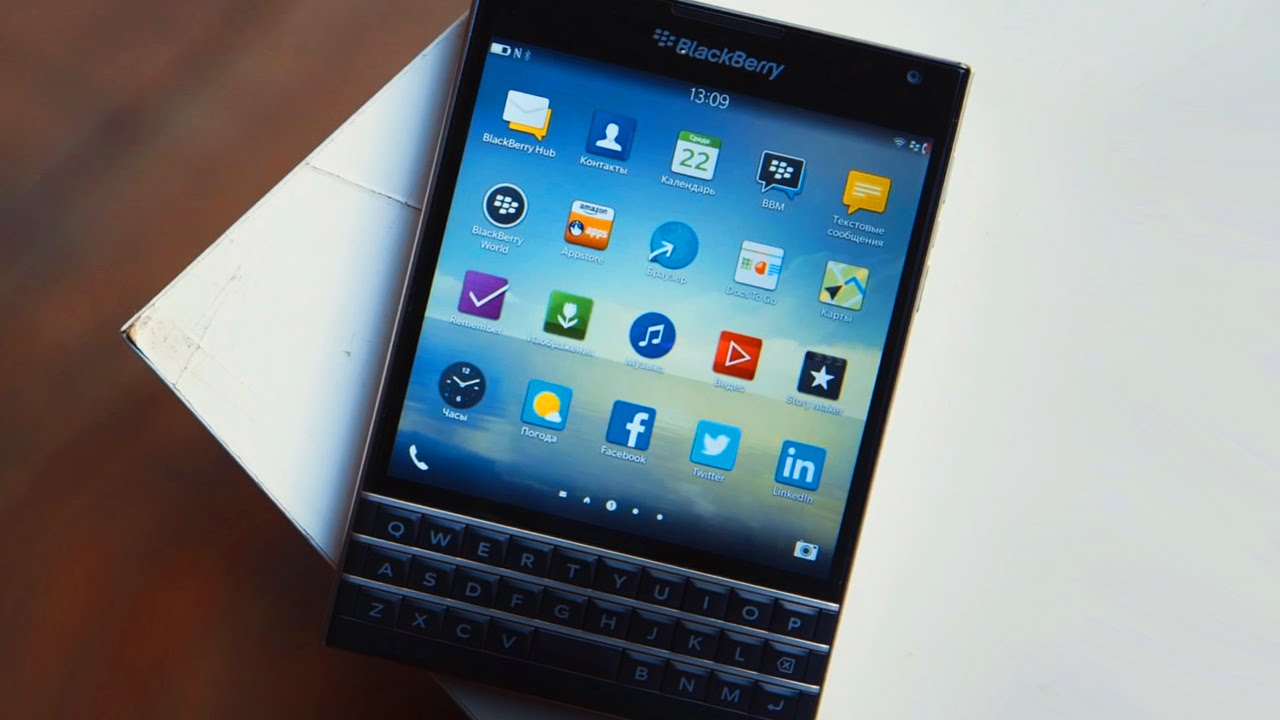 Смартфон Blackberry Passport (1Sim 32GB LTE) Black (