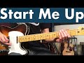 Rolling Stones Start Me Up Guitar Lesson + Tutorial