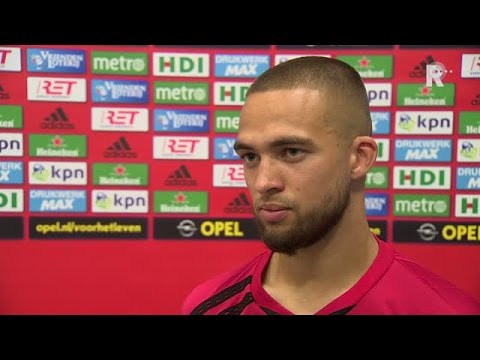 Stanley Elbers na afloop van Feyenoord - Excelsior